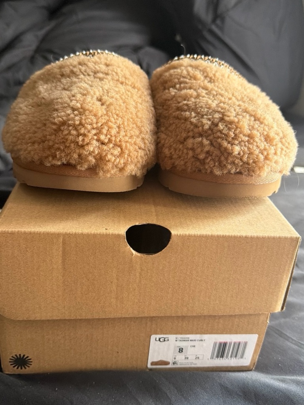 UGG Kids Chestnut Shearling Mule Slippers